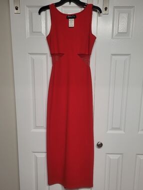 All That Jazz Chorus Line Full Length Red Dress Sz 4